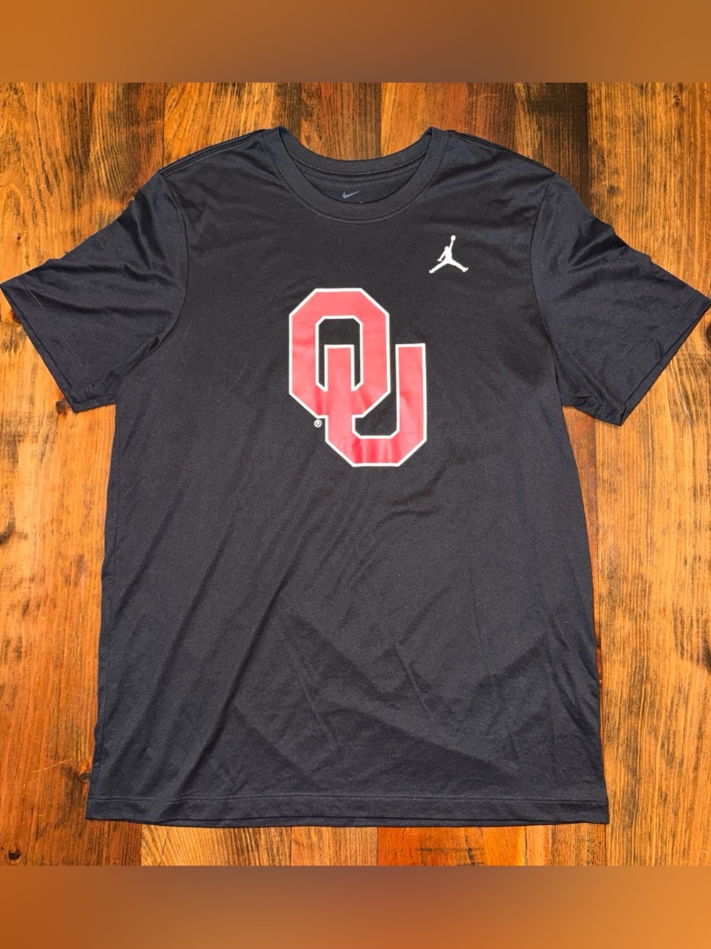 Jordan Jumpman University of Oklahoma OU Sooners Team Dri-Fit Shirt L NEW